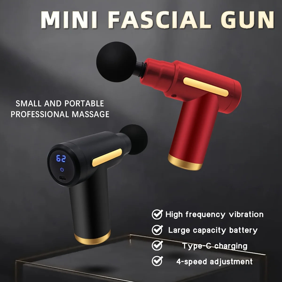 Smart Massage Gun™ – Instant Muscle Relief Anywhere